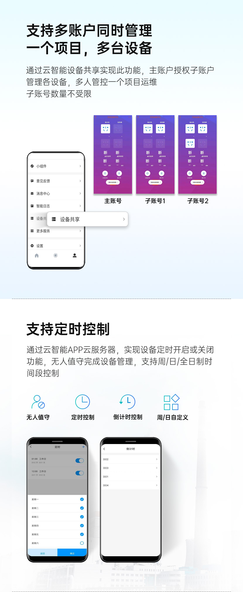 支持多账户管理 多账户管理