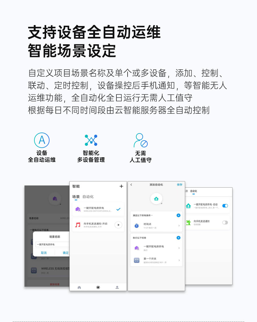 支持设备全自动运维 设备全自动运维